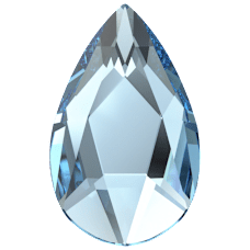 Swarovski 2303 Pear NHF Flatback - Factory Pack