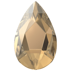 Swarovski 2303 Pear NHF Flatback - Factory Pack