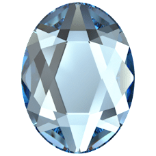 Swarovski 2630 Oval NHF Flatback - Factory Pack