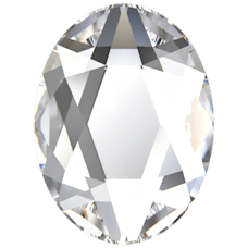 Swarovski 2630 Oval NHF Flatback - Factory Pack