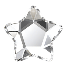 Swarovski 2754 Star Flower NHF Flatback - Factory Pack