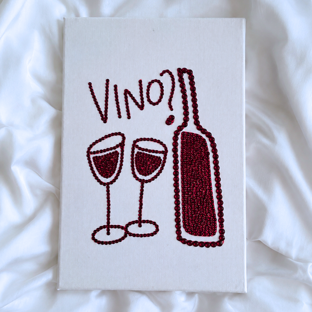 Vino Rhinestone Canvas Kit