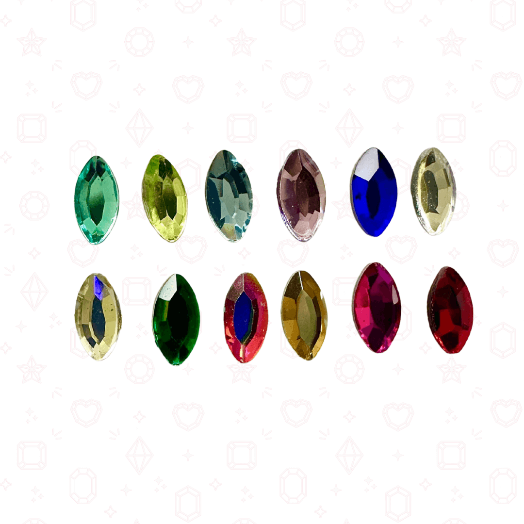 Navette Shape - 2mm x 3mm - NFH Flatback Rhinestone