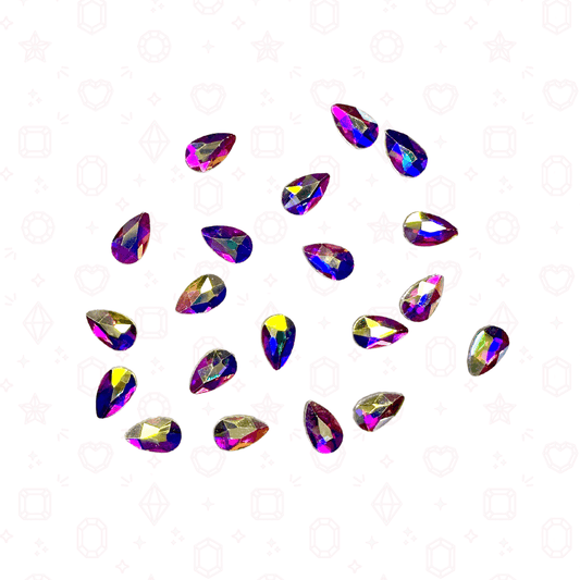 Pear Shape - 3mm x 5mm - Bulk Pack - Crystal Rhinestones for Tooth Gems & Nail Art