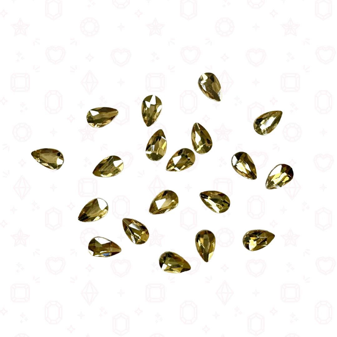 Pear Shape - 3mm x 5mm - NHF Flatback Rhinestone