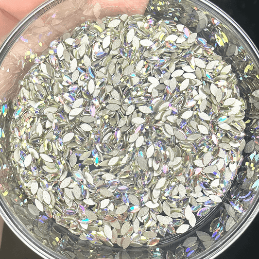 Preciosa Navette Maxima FB NHF - Crystal AB