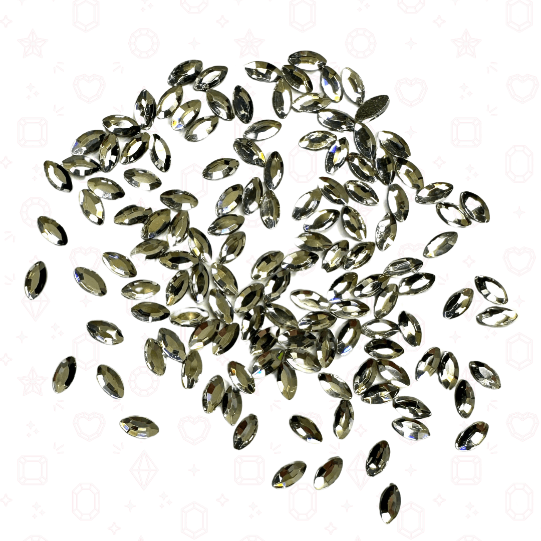 Navette Shape - 2mm x 3mm - NFH Flatback Rhinestone