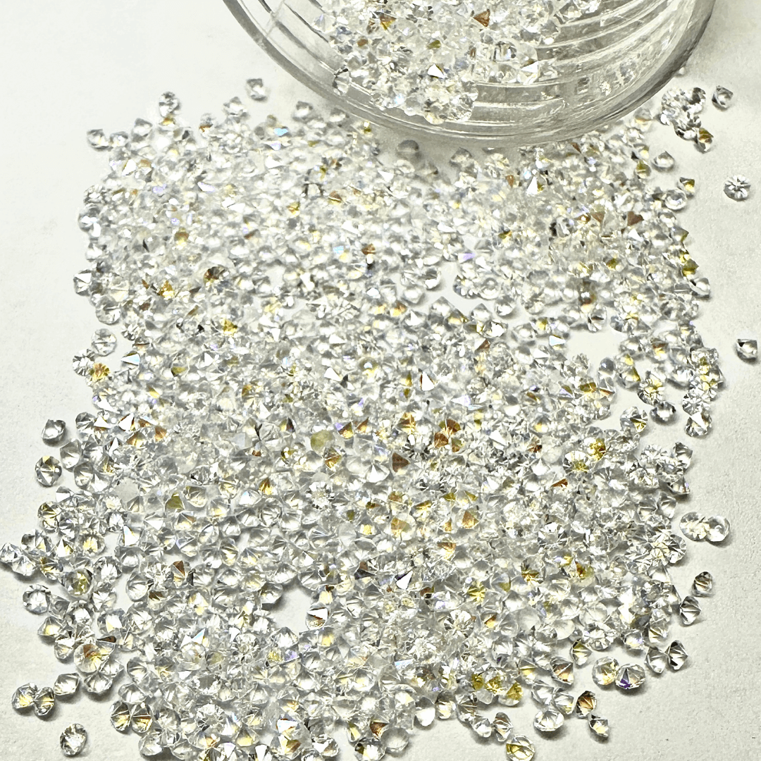 Micro Pixie Crystals - White AB