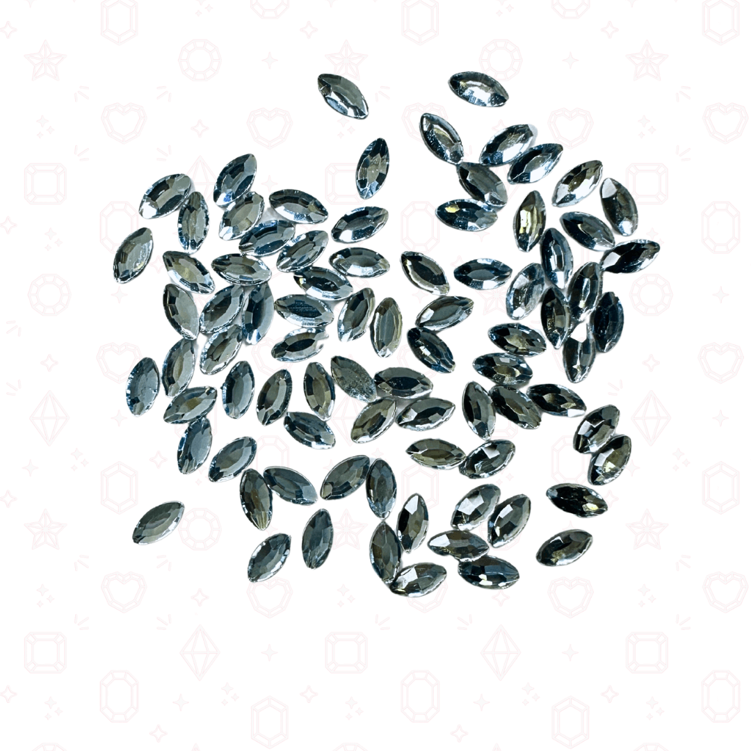 Navette Shape - 2mm x 3mm - NFH Flatback Rhinestone