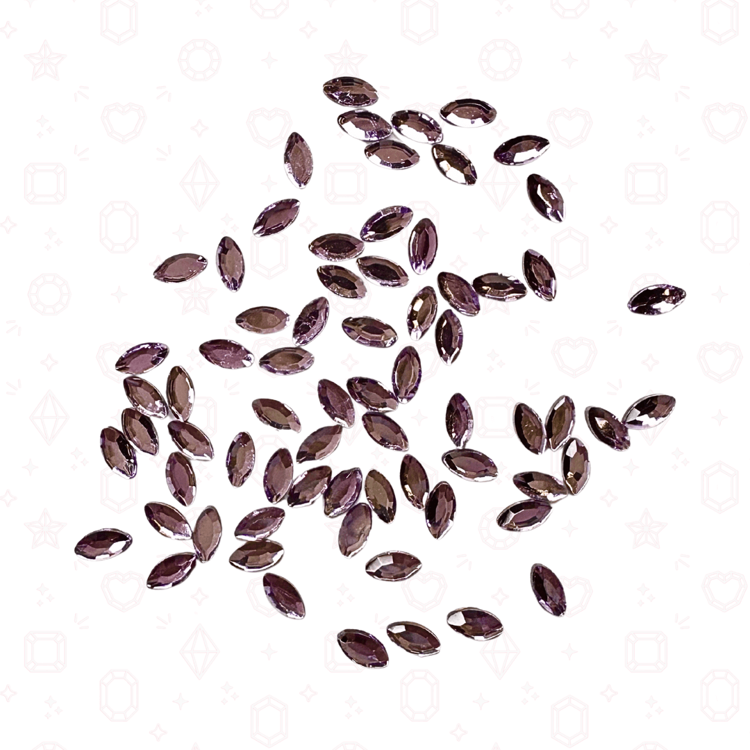 Navette Shape - 2mm x 3mm - NFH Flatback Rhinestone