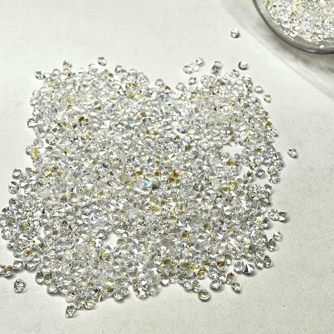 Micro Pixie Crystals - White AB