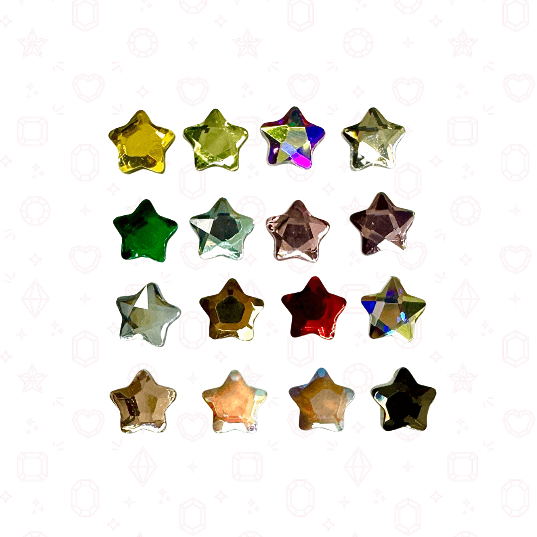 Star Flower - 4mm - NFH Flatback Rhinestones