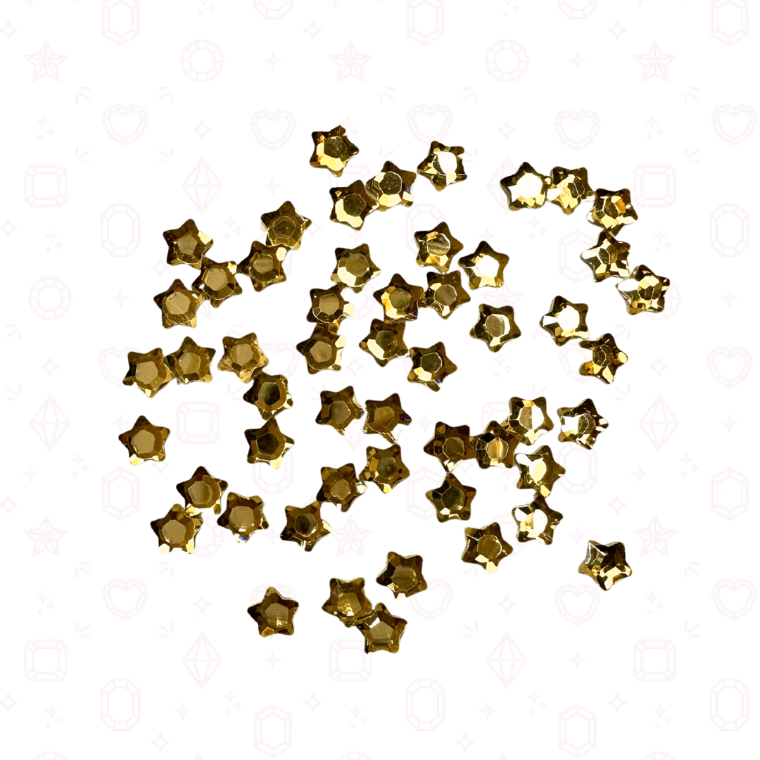 Star Flower - 4mm - NFH Flatback Rhinestones