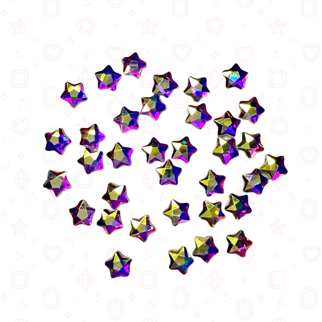 Star Flower - 4mm - NFH Flatback Rhinestones