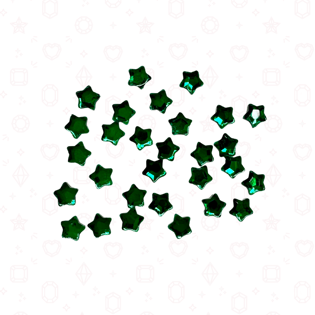 Star Flower - 4mm - NFH Flatback Rhinestones