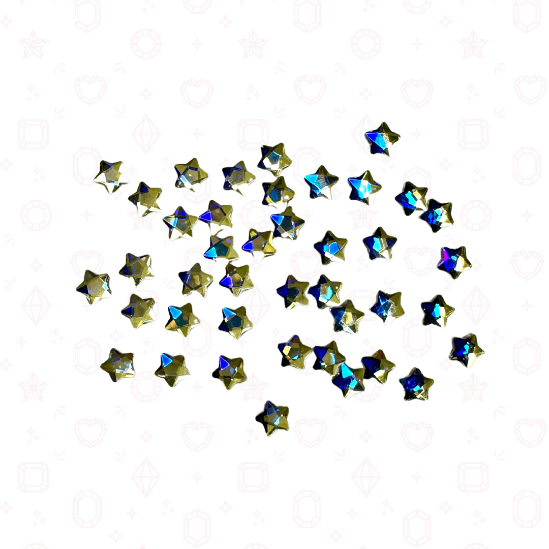 Star Flower - 4mm - NFH Flatback Rhinestones