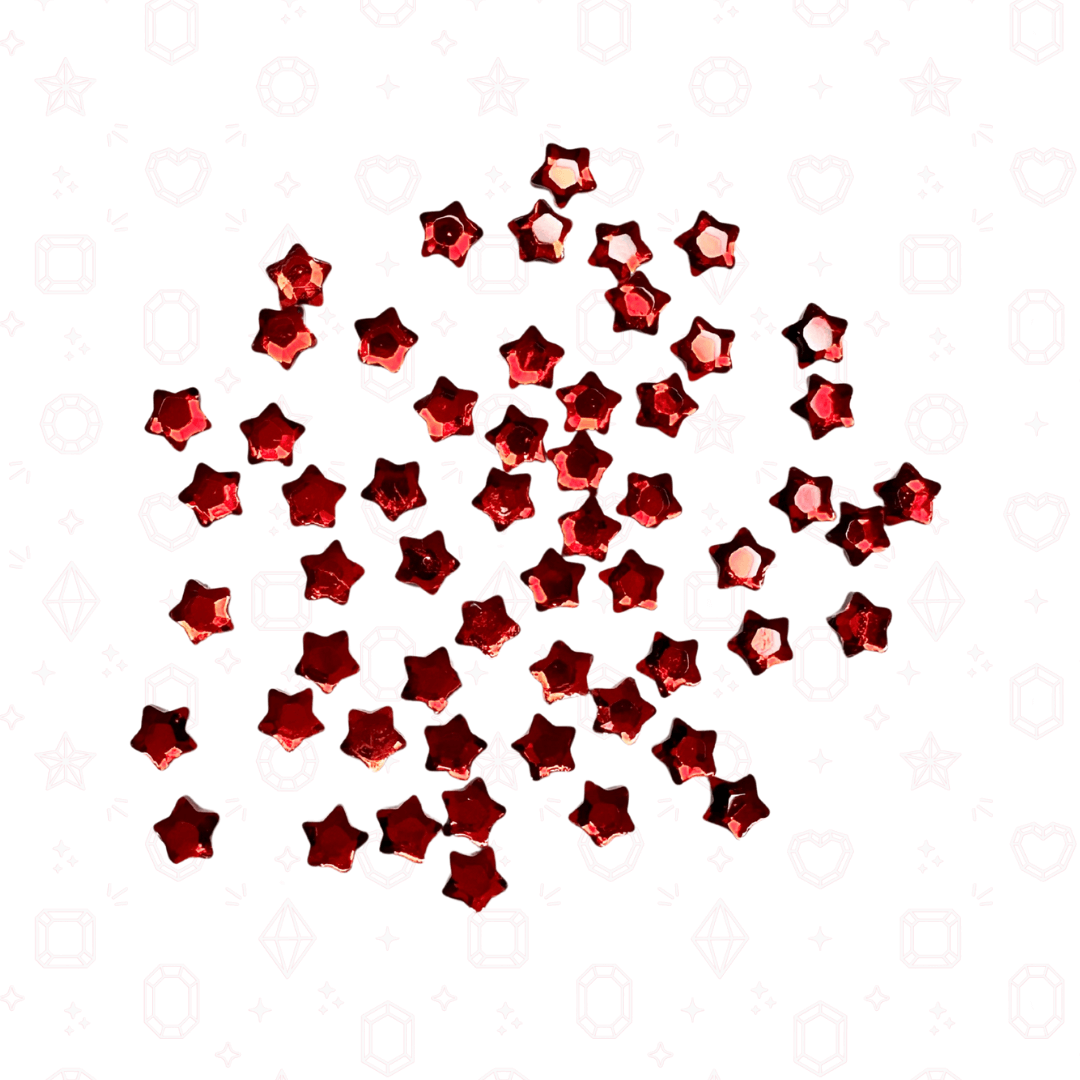 Star Flower - 4mm - NFH Flatback Rhinestones