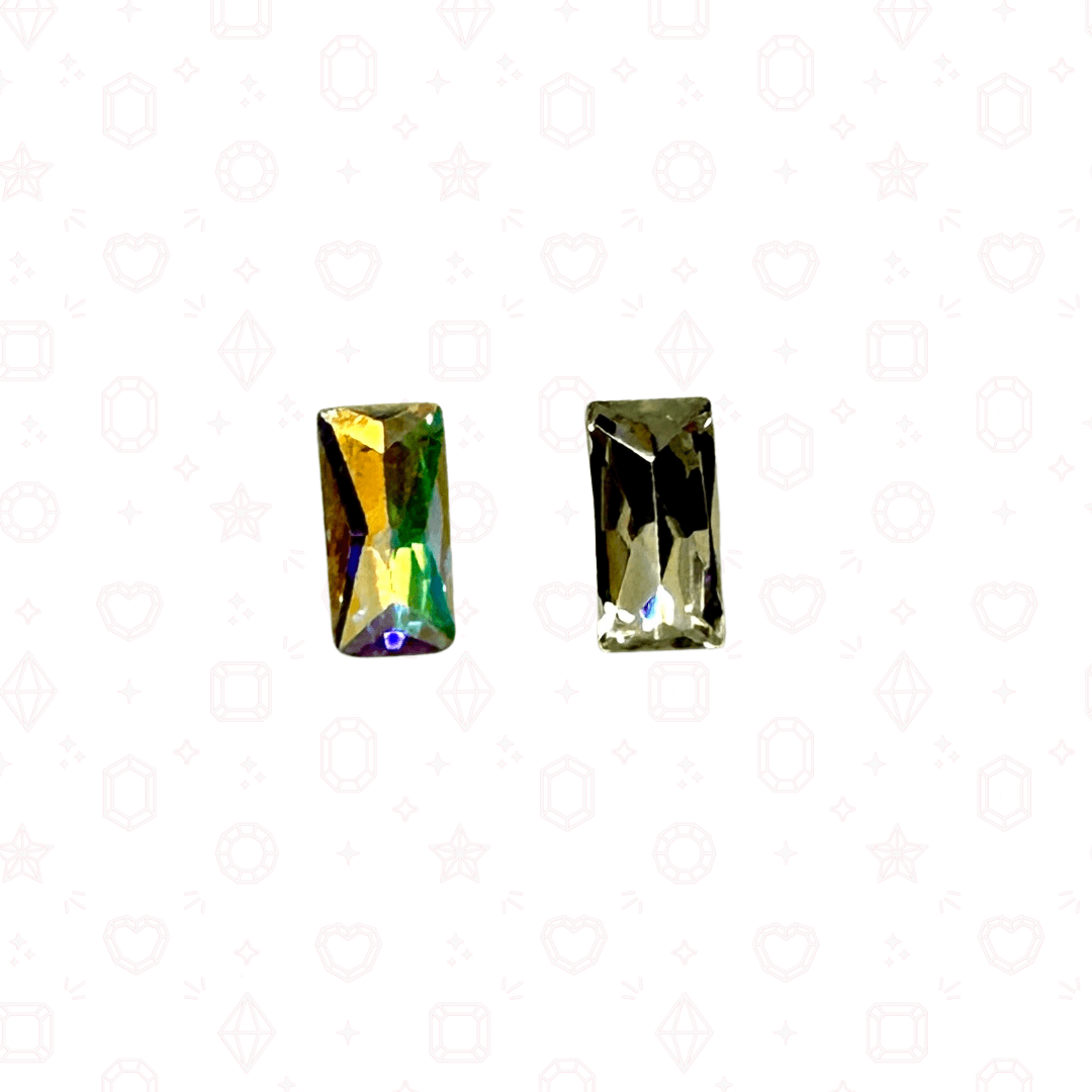 Mini CZ Baguette 1.5mm x 3mm - Crystals for Tooth Gems & Nail Art