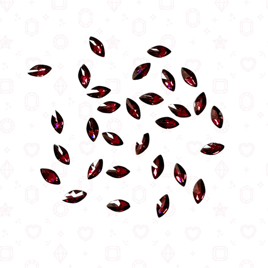 Mini CZ Navette 1.5mm x 3mm - Crystals for Tooth Gems & Nail Art