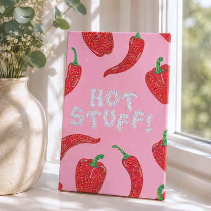 Hot Stuff Rhinestone Canvas Kit