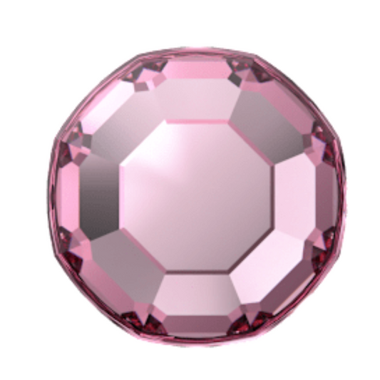Swarovski 2000 Rose Flatback - Rose (SS3) - Retail Pack