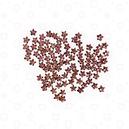 Mini CZ Stars 3mm  - Crystals for Tooth Gems & Nail Art