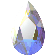 Swarovski 2303 Pear NHF Flatback - Factory Pack