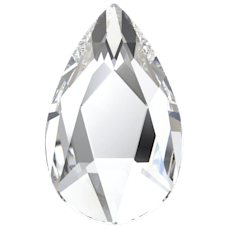 Swarovski 2303 Pear NHF Flatback - Factory Pack