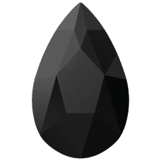Swarovski 2303 Pear NHF Flatback - Factory Pack