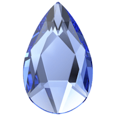 Swarovski 2303 Pear NHF Flatback - Factory Pack