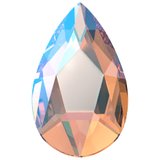 Swarovski 2303 Pear NHF Flatback - Factory Pack