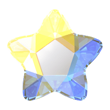 Swarovski 2754 Star Flower NHF Flatback - Factory Pack