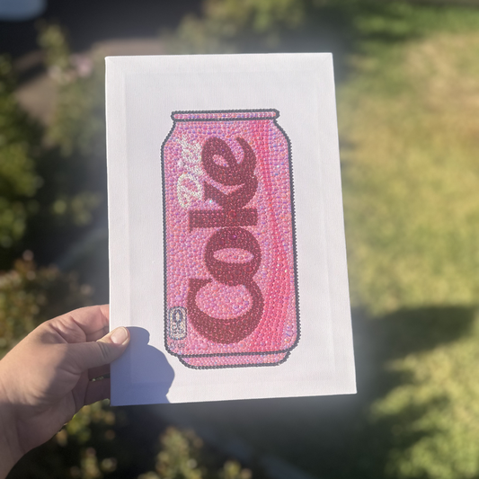 Pink Diet Coke Rhinestone Canvas Kit (PRE ORDER)