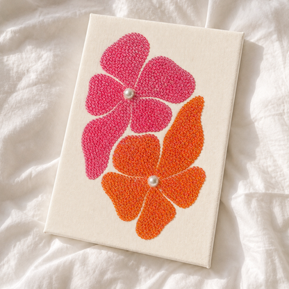 Hibiscus Bloom Rhinestone Canvas Kit