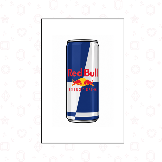 Red Bull Rhinestone Canvas Kit