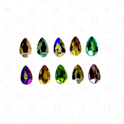 Pear Shape -  3mm x 5mm - NHF Flatback Rhinestone