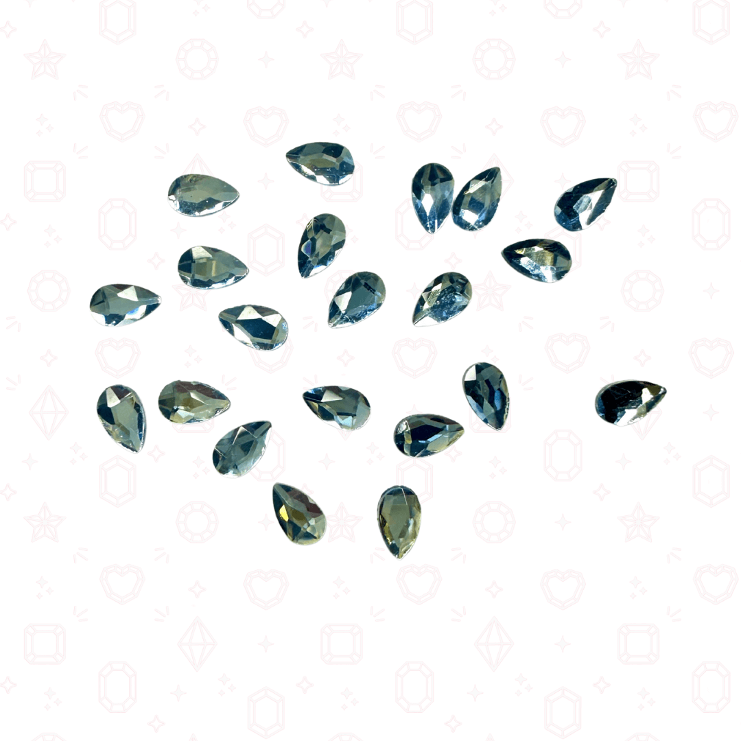 Pear Shape -  3mm x 5mm - NHF Flatback Rhinestone
