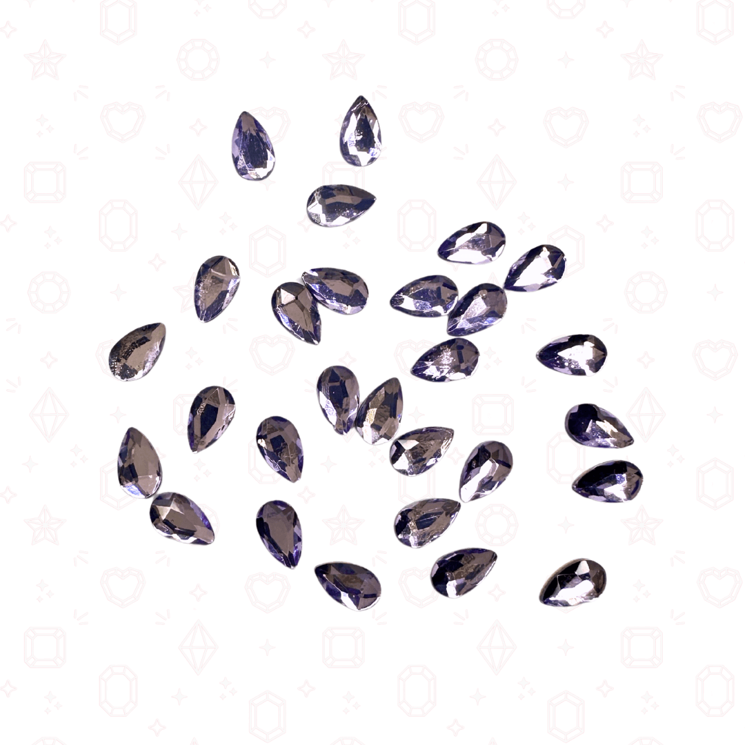 Pear Shape -  3mm x 5mm - NHF Flatback Rhinestone