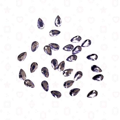Pear Shape -  3mm x 5mm - NHF Flatback Rhinestone