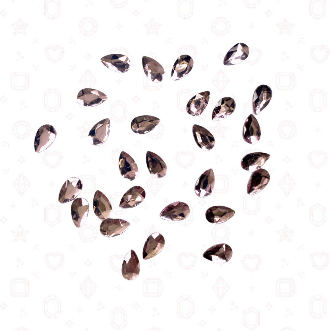 Pear Shape -  3mm x 5mm - NHF Flatback Rhinestone