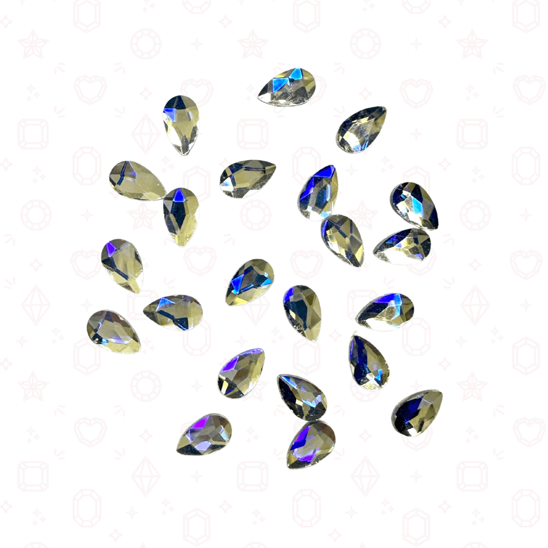 Pear Shape -  3mm x 5mm - NHF Flatback Rhinestone