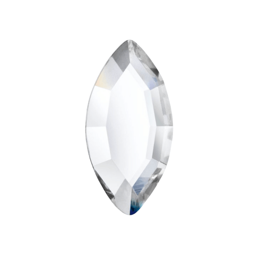 Preciosa Navette - 2mm x 4mm - Maxima FB NHF - Crystal