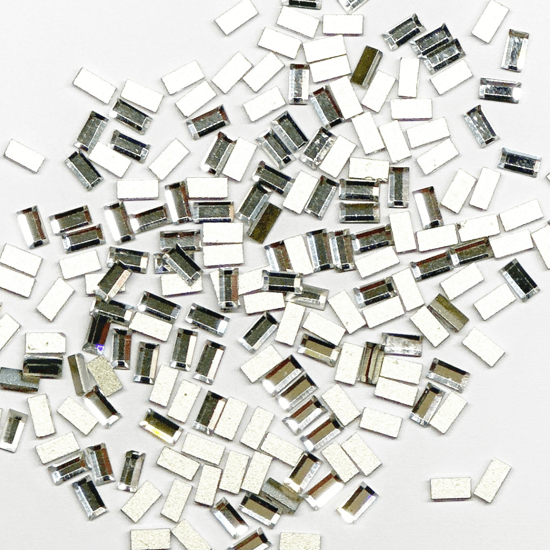 Baguette Shape -  1.9 mm x 4mm -  NHF Rhinestones