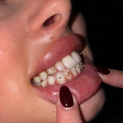 Canine Window Solid Gold Tooth Charm