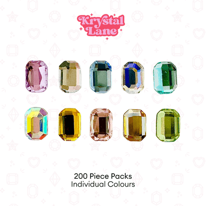 Emerald Shape - 2.5mm x 4mm - Bulk Pack