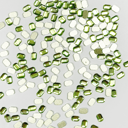 Emerald Shape - 2.5mm x 4mm - NHF Flatback Rhinestone