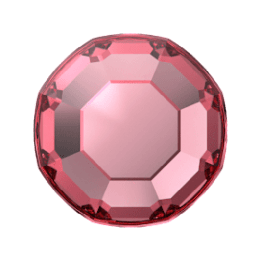 Swarovski 2000 Rose Flatback - Indian Pink (SS3) - Retail Pack