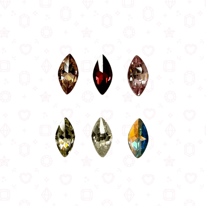 Mini CZ Navette 1.5mm x 3mm  - Crystals for Tooth Gems & Nail Art