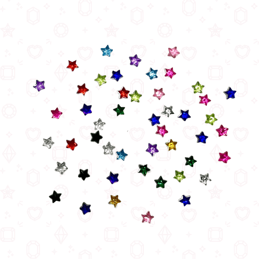 Acrylic Mini Star Confetti Mix - NHF Flatback