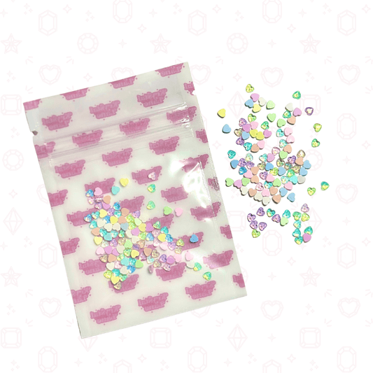 Heart Opalite - 3mm & 6mm - NHF Flatback Rhinestone